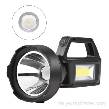 USB -Wiederaufladung Power Display Searchlight Patrol Taschenlampe